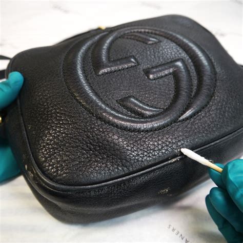 cleaning gucci leather|how to clean gucci purses.